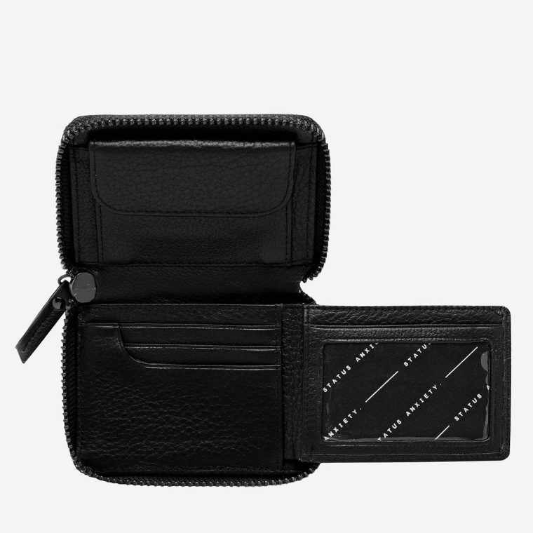 Status Anxiety Black Wayward Wallet - Black Small Women - Image 4