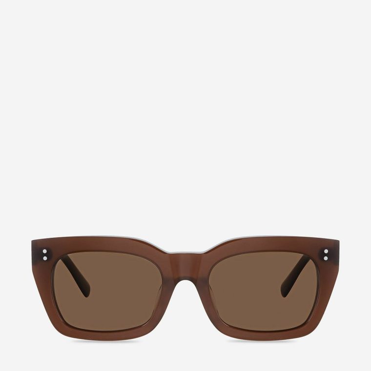 Status Anxiety Brown Antagonist Sunglasses - Brown Women Sunglasses