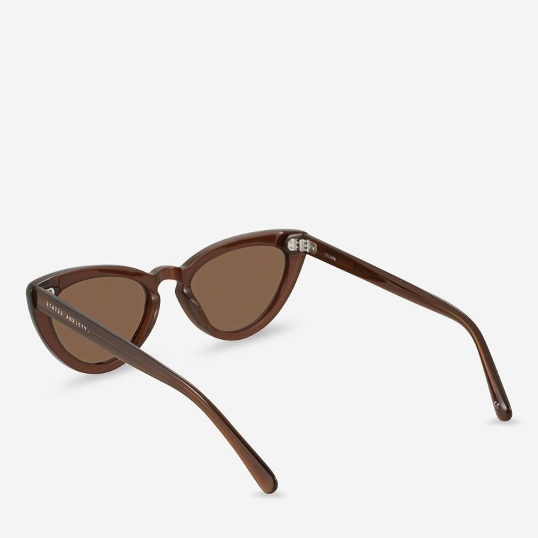 Status Anxiety Brown Women Villain Sunglasses - Brown Sunglasses - Image 4