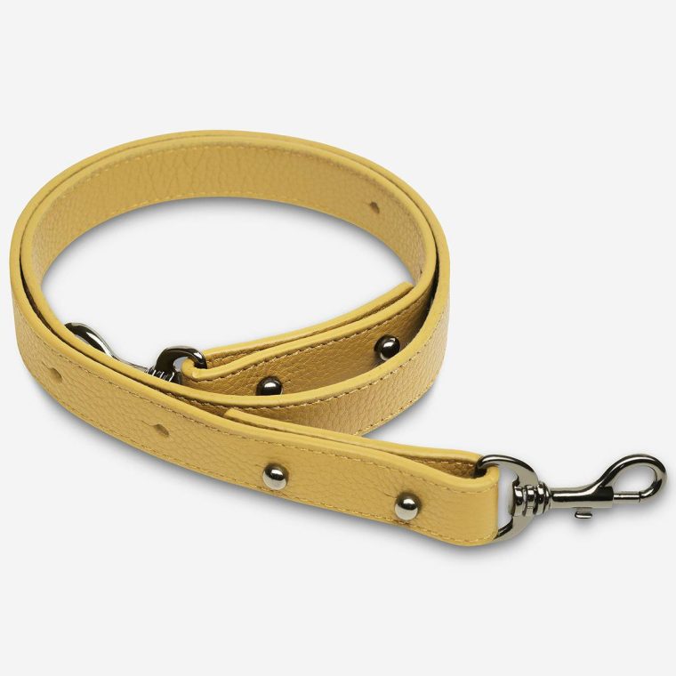 Status Anxiety Buttermilk Leather Strap Medium - Buttermilk Women Bag Straps - Image 2