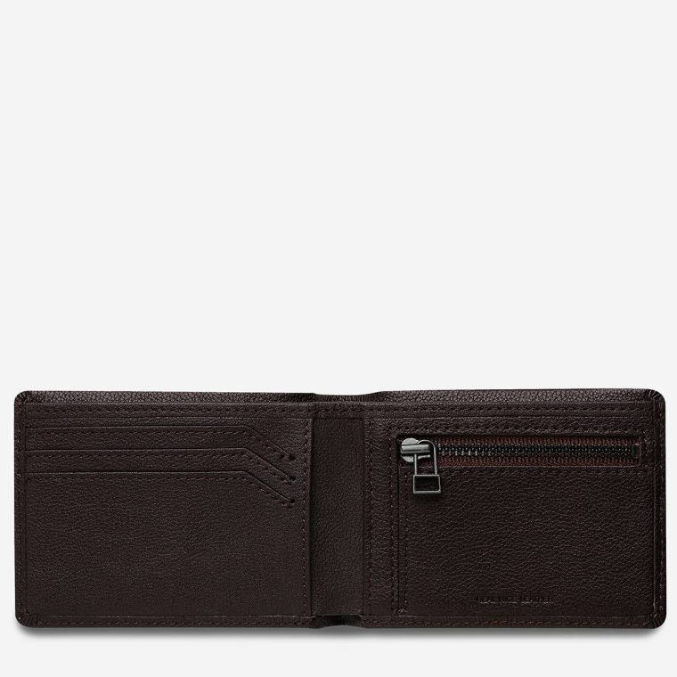 Status Anxiety Chocolate Otis Wallet - Chocolate Men Bi-Fold - Image 3
