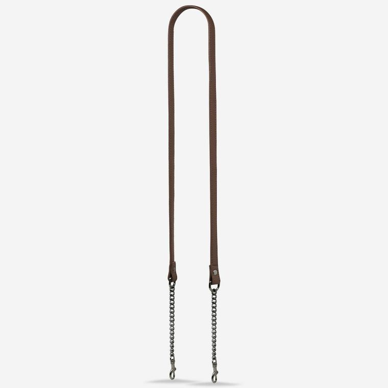 Status Anxiety Cocoa Bag Straps Leather Strap With Chain - Cocoa Women