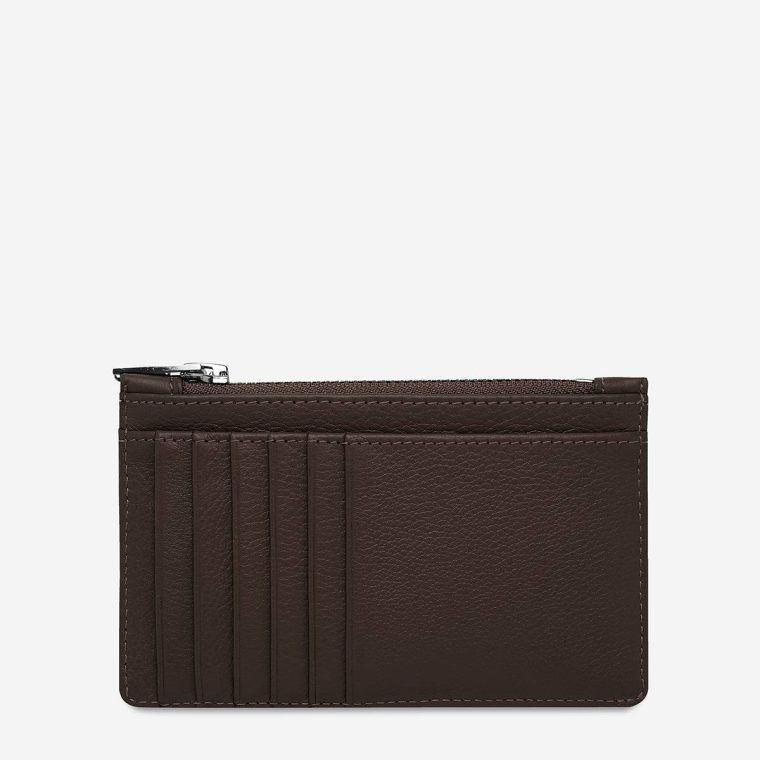 Status Anxiety Cocoa Extra Small Women Avoiding Things Wallet - Cocoa - Image 2