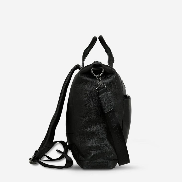 Status Anxiety Comes In Waves Bag - Black Baby Bags Women Black - Image 3