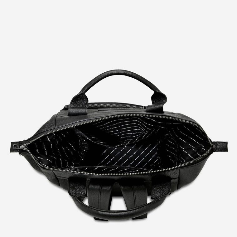 Status Anxiety Comes In Waves Bag - Black Baby Bags Women Black - Image 5