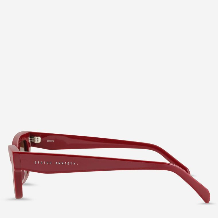 Status Anxiety Levity Sunglasses - Cherry Cherry Sunglasses Women - Image 3