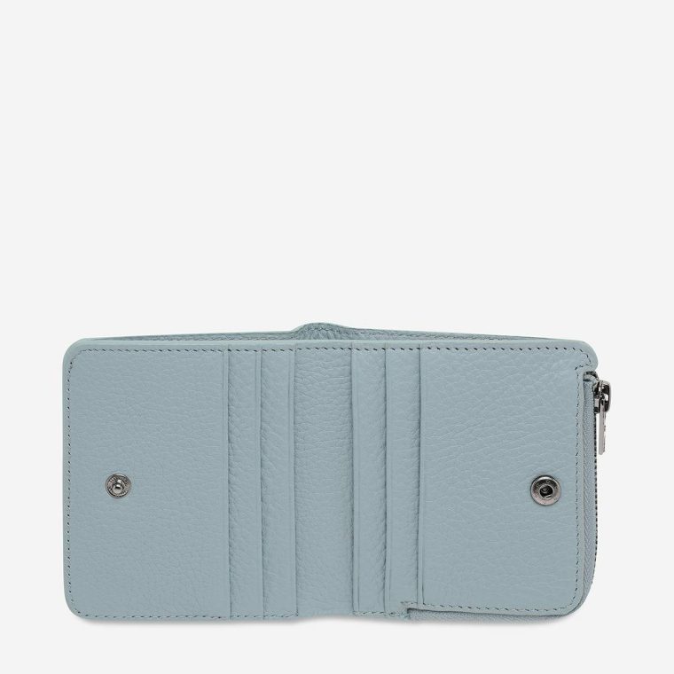 Status Anxiety Powder Blue Women Small Sense Of Wonder Wallet - Powder Blue - Image 3
