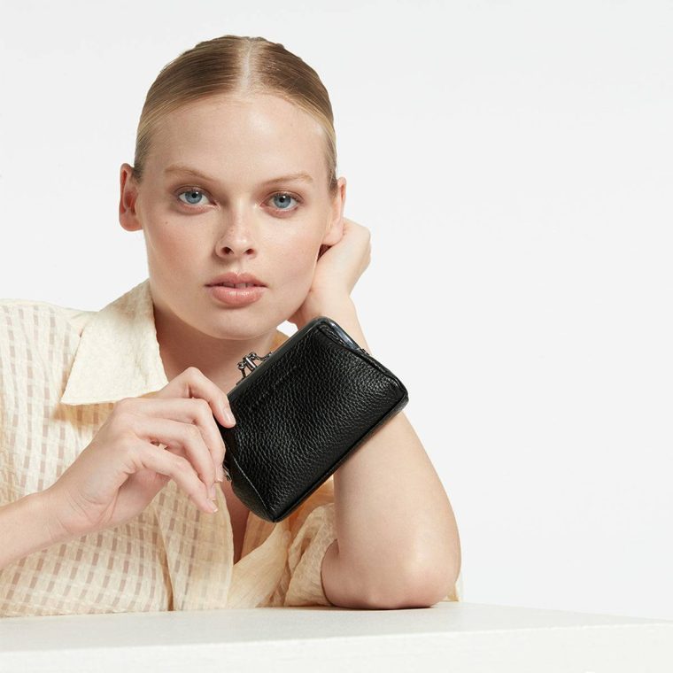 Status Anxiety Small Black Volatile Wallet - Black Women - Image 5