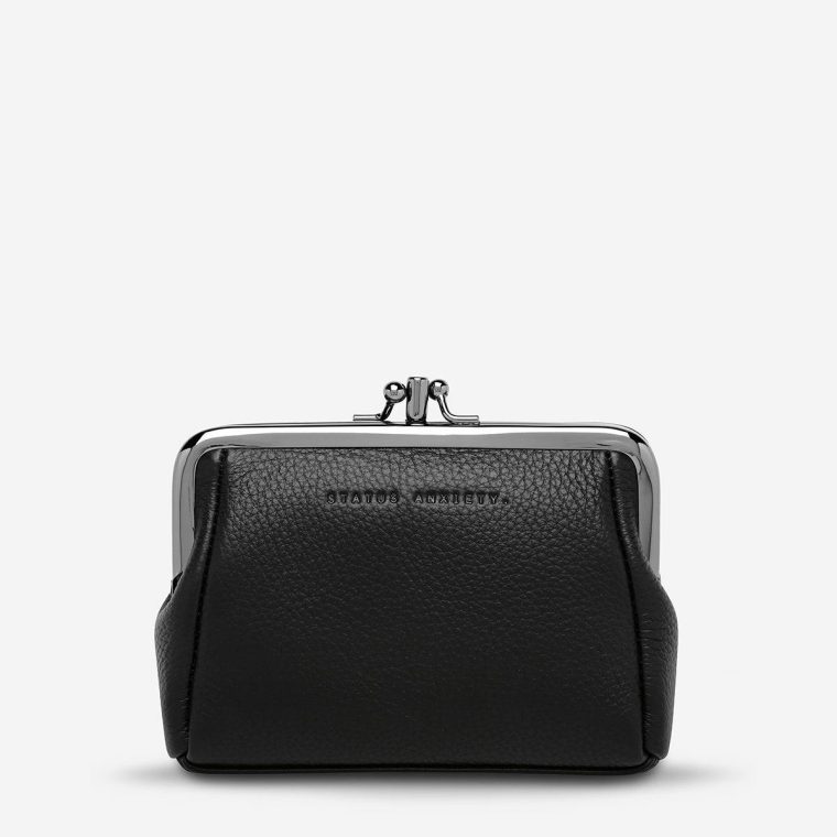 Status Anxiety Small Black Volatile Wallet - Black Women