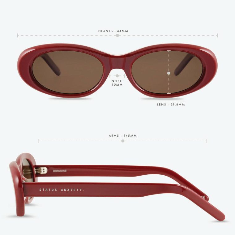 Status Anxiety Sunglasses Women Cherry Dopamine Sunglasses - Cherry - Image 5