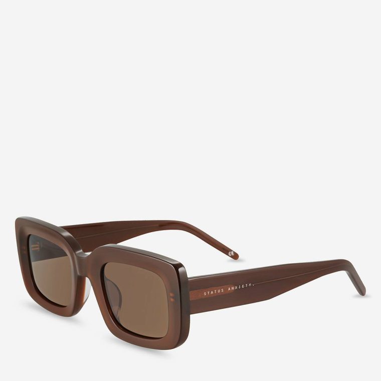 Status Anxiety Unyielding Sunglasses - Brown Brown Women Sunglasses - Image 2