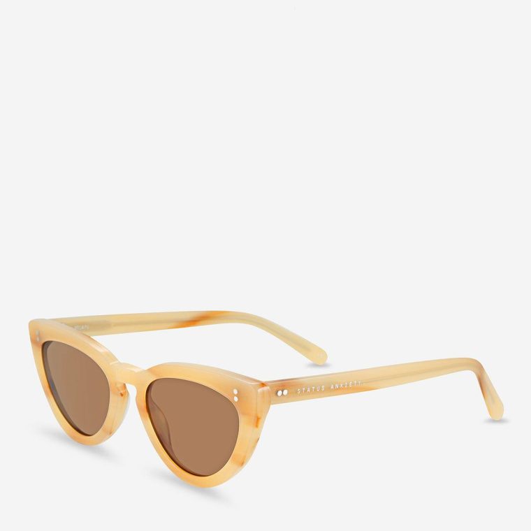 Status Anxiety Villain Sunglasses - Blonde Sunglasses Women Blonde - Image 2