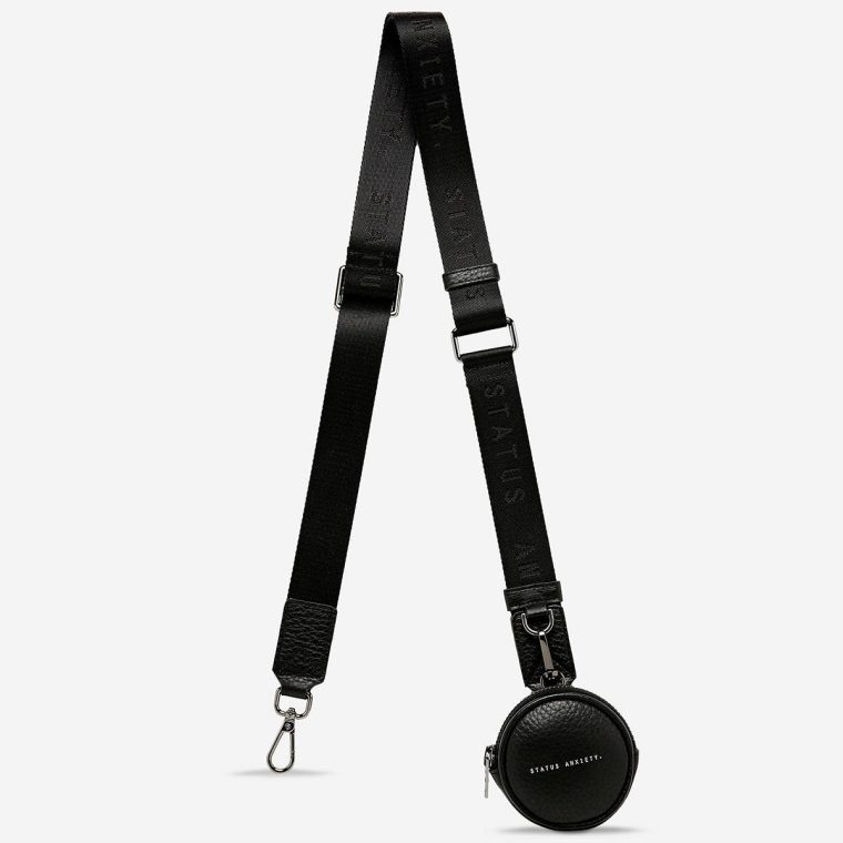 Status Anxiety Web Strap Thin - Black Bag Straps Women Black - Image 2