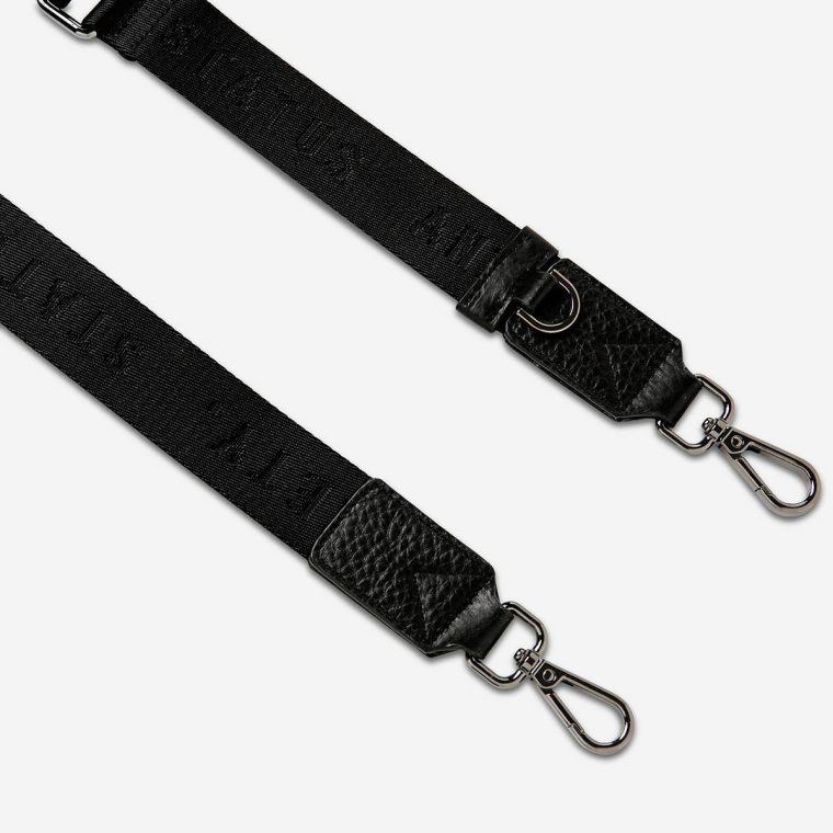Status Anxiety Web Strap Thin - Black Bag Straps Women Black - Image 3