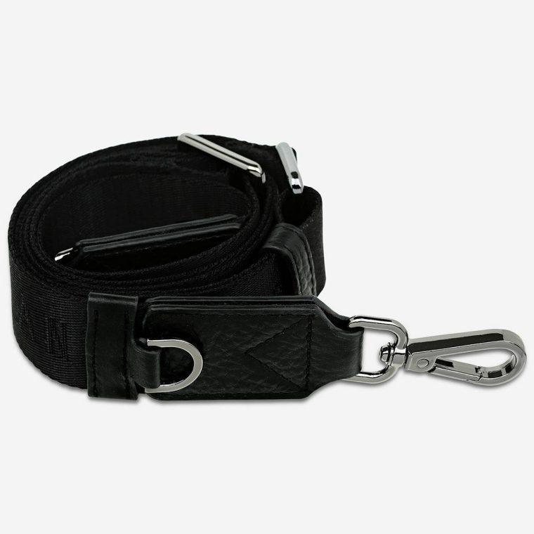 Status Anxiety Web Strap Thin - Black Bag Straps Women Black - Image 4