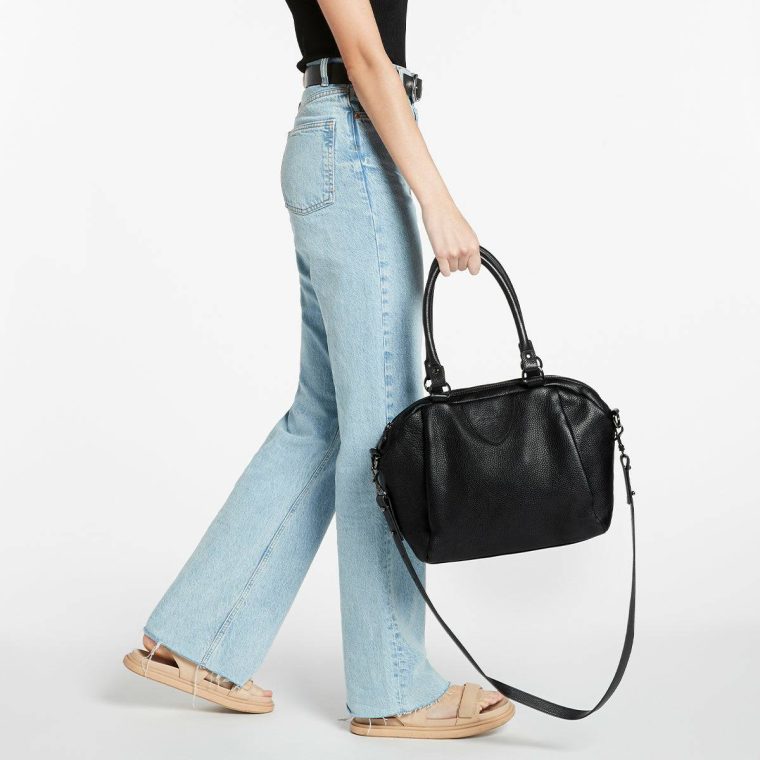 Status Anxiety Women Bag Straps Black Leather Strap Medium - Black - Image 3