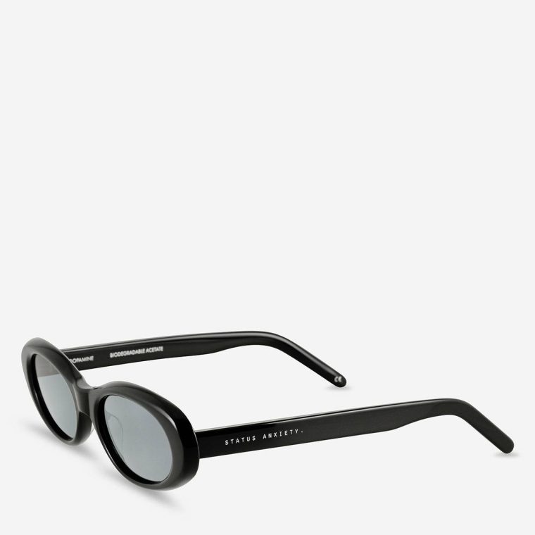 Status Anxiety Women Black Dopamine Sunglasses - Black Sunglasses - Image 2