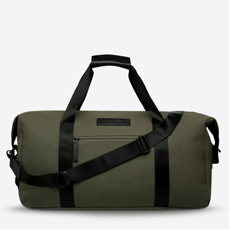 Status Anxiety Women Duffle Bags Everything I Wanted Bag - Khaki Canvas Khaki Canvas