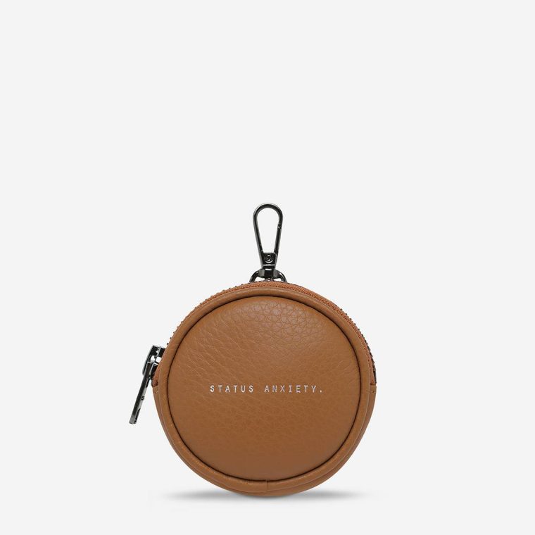 Status Anxiety Women Go With Me Pouch - Camel Camel Extra Small