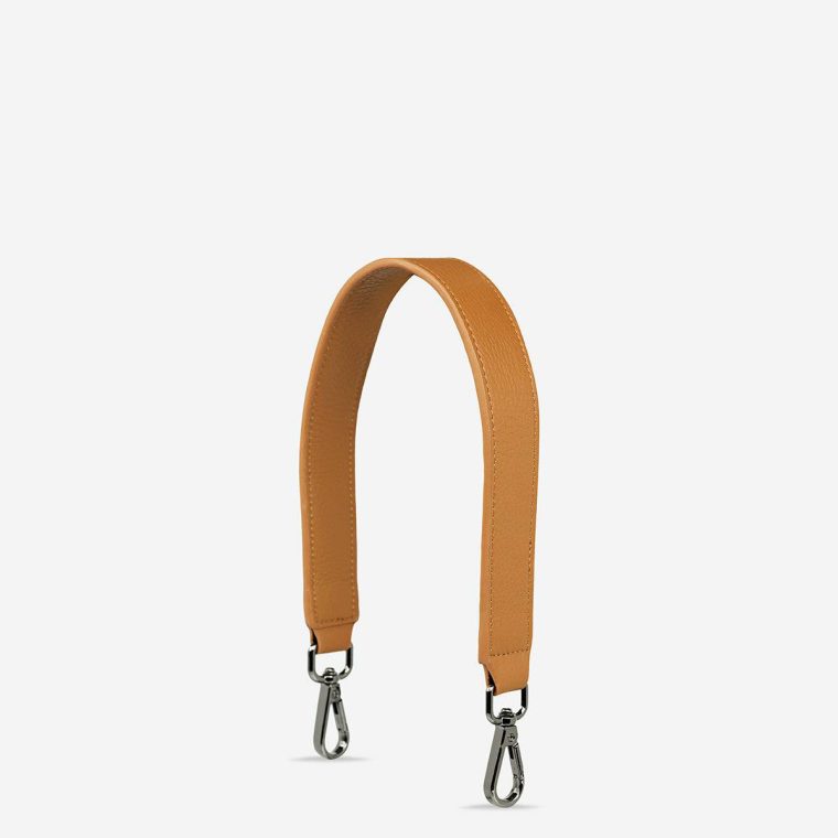 Status Anxiety Women Leather Strap Short - Tan Bag Straps Tan