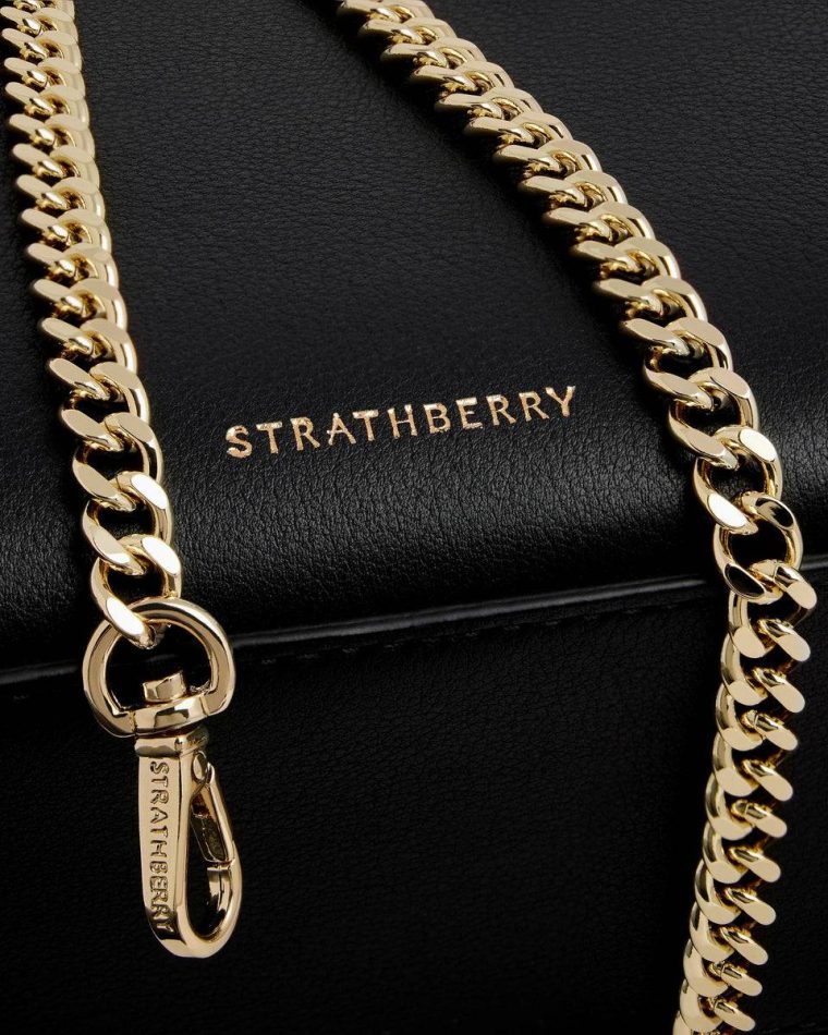 Strathberry Black Small & Mini Bags Nano Tote Women - Image 5