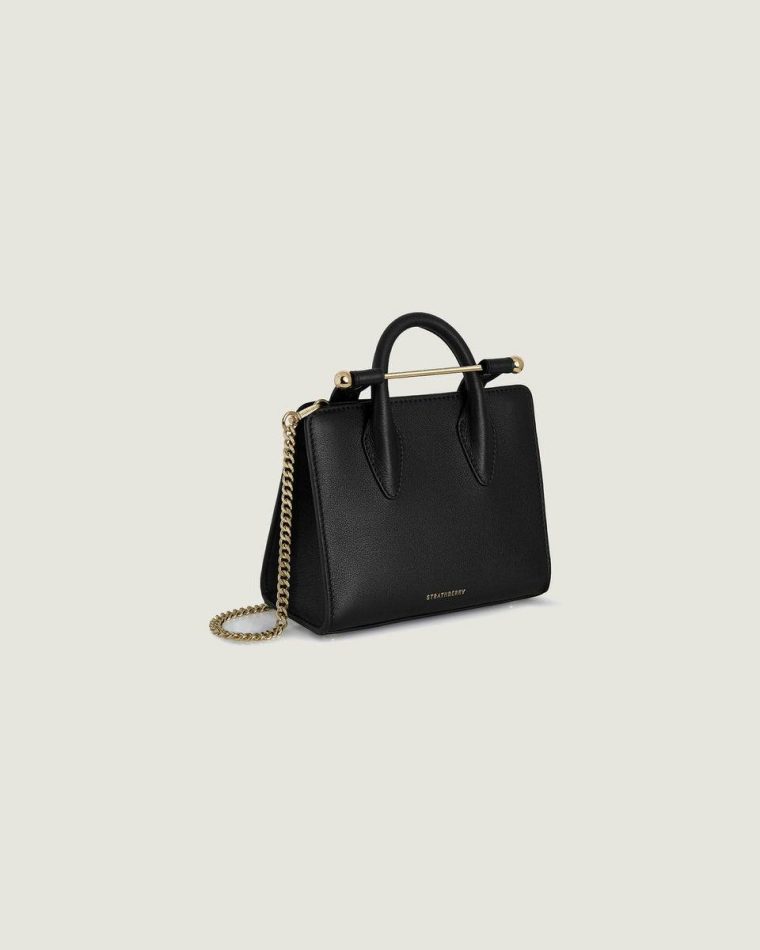Strathberry Black Small & Mini Bags Nano Tote Women