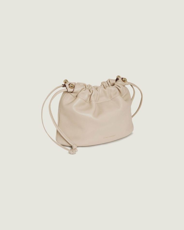 Strathberry Charlotte Drawstring Small & Mini Bags Women Oat - Image 2