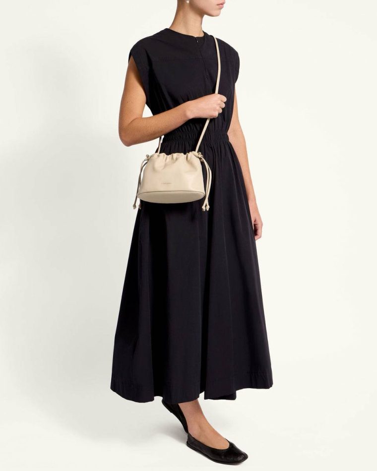 Strathberry Charlotte Drawstring Small & Mini Bags Women Oat