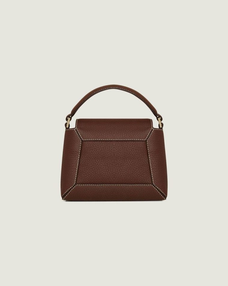 Strathberry Crossbody Bags Chocolate With Vanilla Stitch Mosaic Nano Women - Image 4