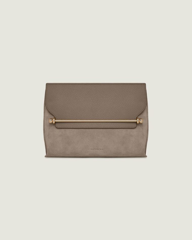 Strathberry Crossbody Bags Stylist Taupe Suede Women - Image 3