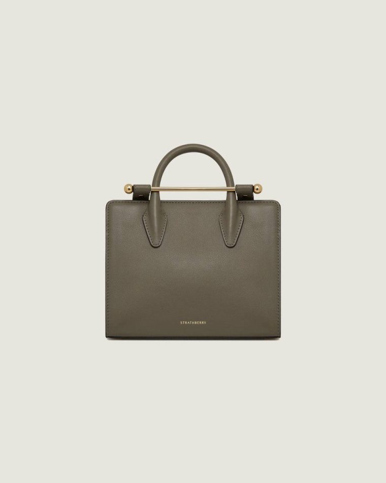 Strathberry Mini Tote Small & Mini Bags Women Taupe - Image 3