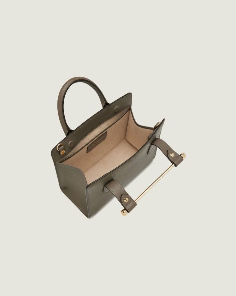 Strathberry Mini Tote Small & Mini Bags Women Taupe - Image 5
