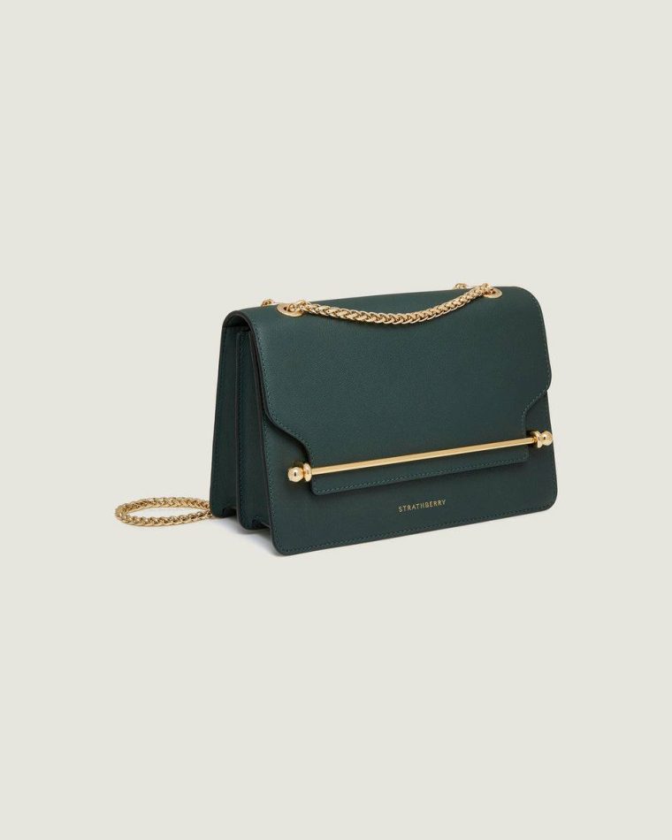 Strathberry Shoulder Bags Women Bottle Green East/West - Image 2