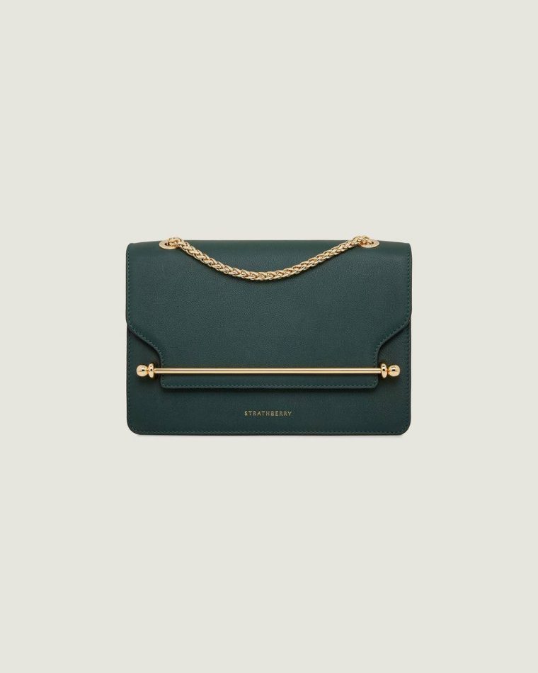 Strathberry Shoulder Bags Women Bottle Green East/West - Image 3