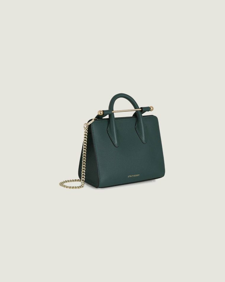 Strathberry Totes & Top Handle Bags Nano Tote Bottle Green Women - Image 2