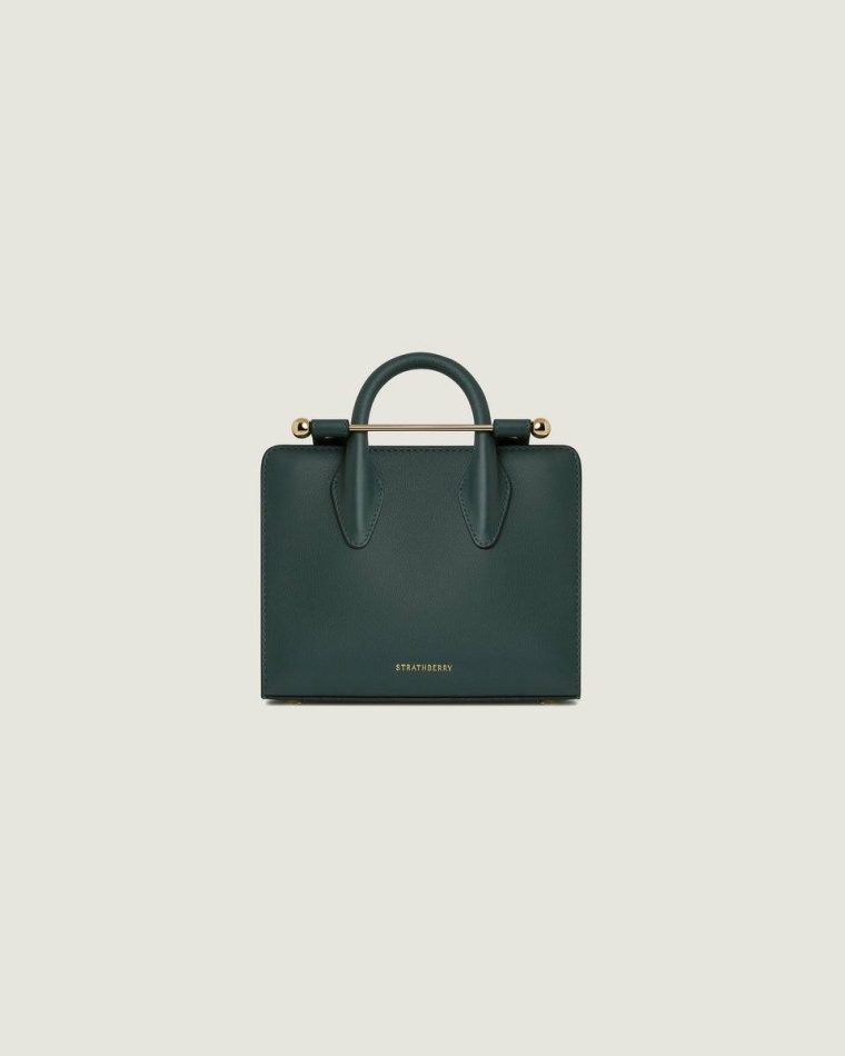 Strathberry Totes & Top Handle Bags Nano Tote Bottle Green Women - Image 3
