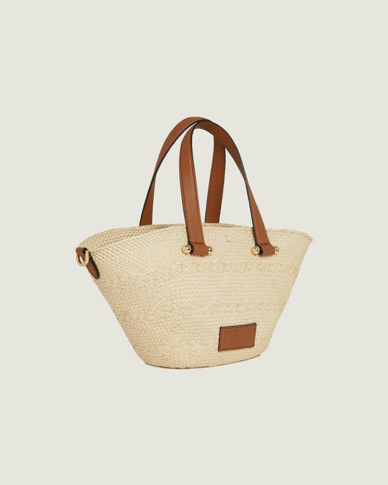 Strathberry Women Small Palm Basket Natural Iraca Palm Small & Mini Bags - Image 2