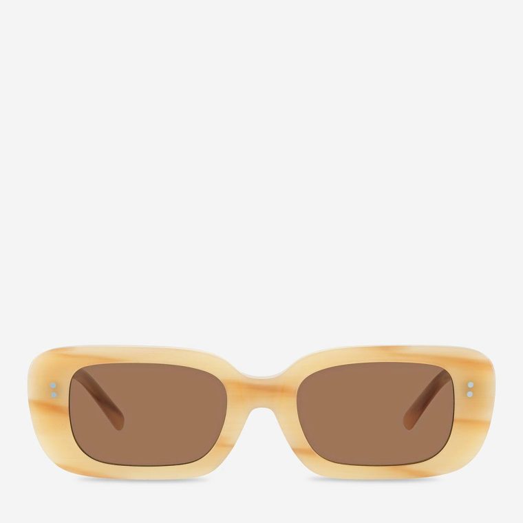 Sunglasses Blonde Solitary Sunglasses - Blonde Status Anxiety Women