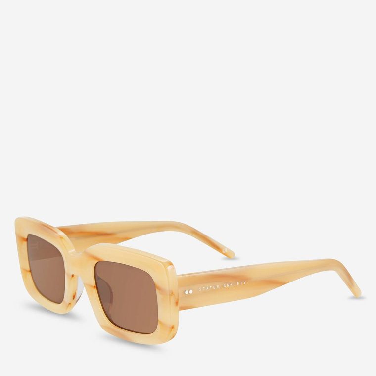 Sunglasses Blonde Status Anxiety Women Unyielding Sunglasses - Blonde - Image 2