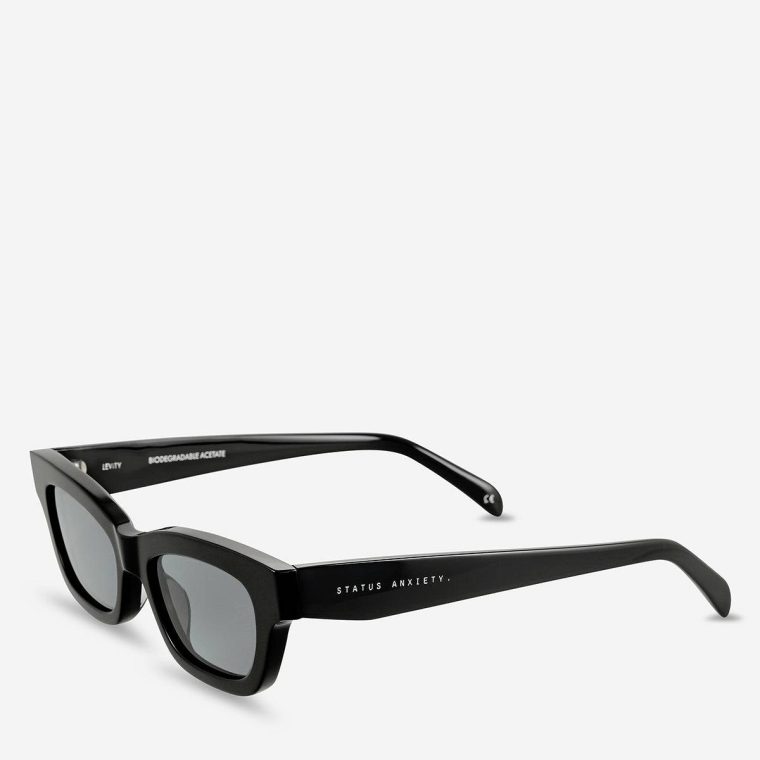 Sunglasses Levity Sunglasses - Black Women Status Anxiety Black - Image 2
