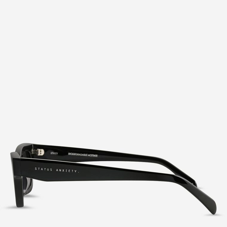 Sunglasses Levity Sunglasses - Black Women Status Anxiety Black - Image 3
