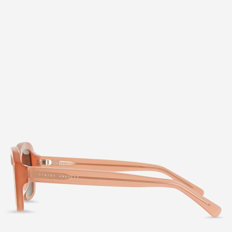 Sunglasses Women Cascade Sunglasses - Rose Status Anxiety Rose - Image 3