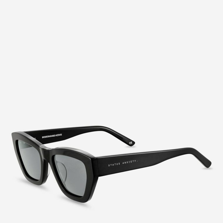 Sunglasses Women Mirage Sunglasses - Black Black Status Anxiety - Image 2