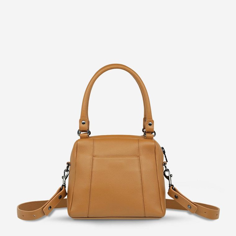 Tan Mini Mountains Bag - Tan Women Handbags Status Anxiety - Image 2