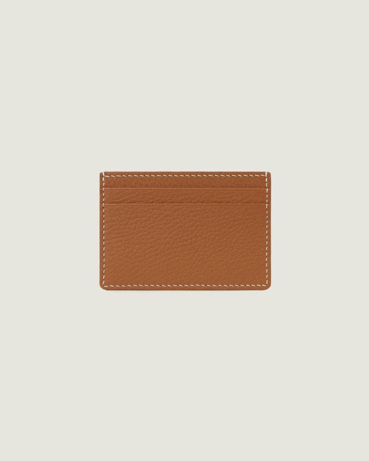 Tan With Vanilla Stitch Wallets Cardholder Women Strathberry - Image 3