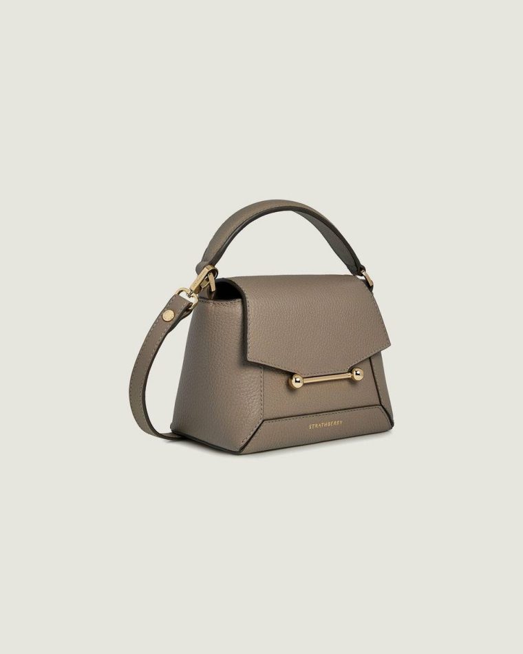 Taupe Mosaic Nano Women Strathberry Small & Mini Bags - Image 2