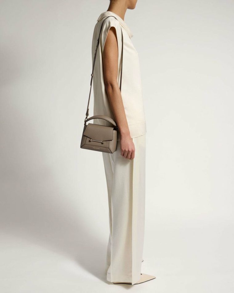 Taupe Mosaic Nano Women Strathberry Small & Mini Bags
