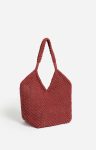 Terracotta Cotton Berlingot Basket Macramu00E9 Cotton Vanessa Bruno Shoulder Bags Women - Image 2