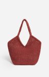 Terracotta Cotton Berlingot Basket Macramu00E9 Cotton Vanessa Bruno Shoulder Bags Women