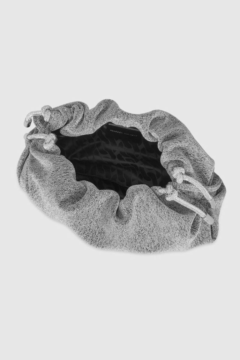 Tied Up Clutch Women Clutch Rebecca Minkoff Silver - Image 3